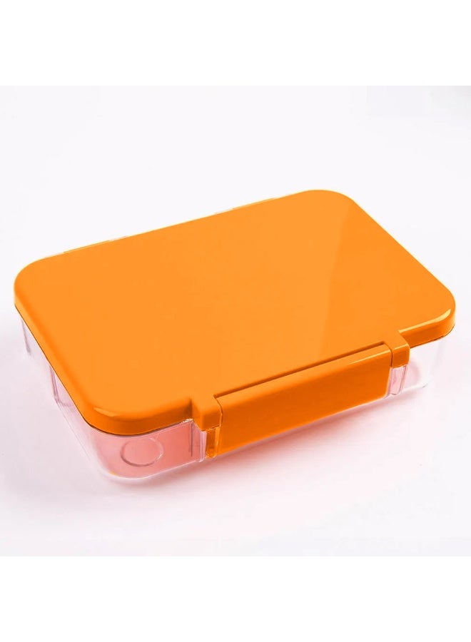 Cocobee Tritan Bento Lunch Box,4 Compartments - Orange - Image 1