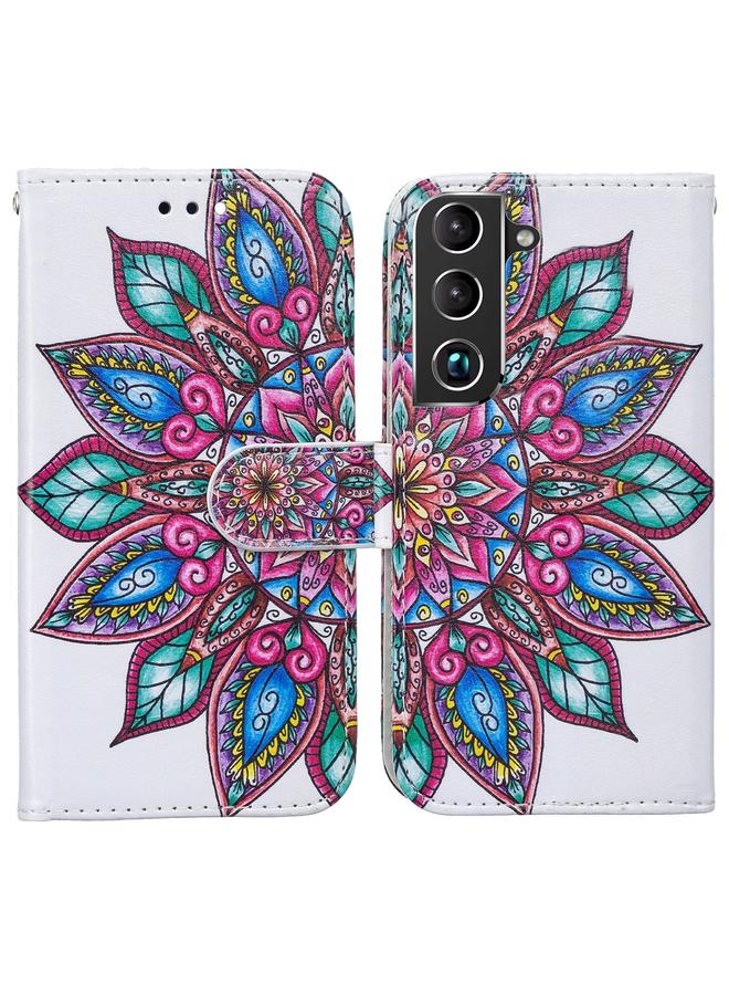 S-TOP Case For Samsung Galaxy S22+ 5G Horizontal Flip Phone Leather Case with Holder & Card Slots & Photo Frame & Wallet - Image 1