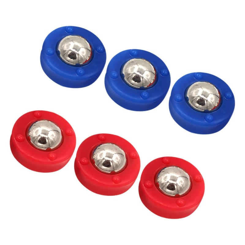 6Pcs Mini Shuffleboard Pucks Set Tabletop Curling Game Accessories for Home Indoor Entertainment - Image 2