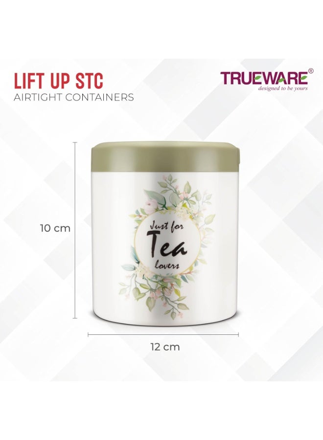 Trueware Lift Up Sugar Tea Coffee Container|Set Of 3|Container|750 Ml Each|Air Tight|Bpa Free|100% Food Grade|Odour Proof|Kitchen Storage|Kitchen Accessories |Plastic, - Image 2