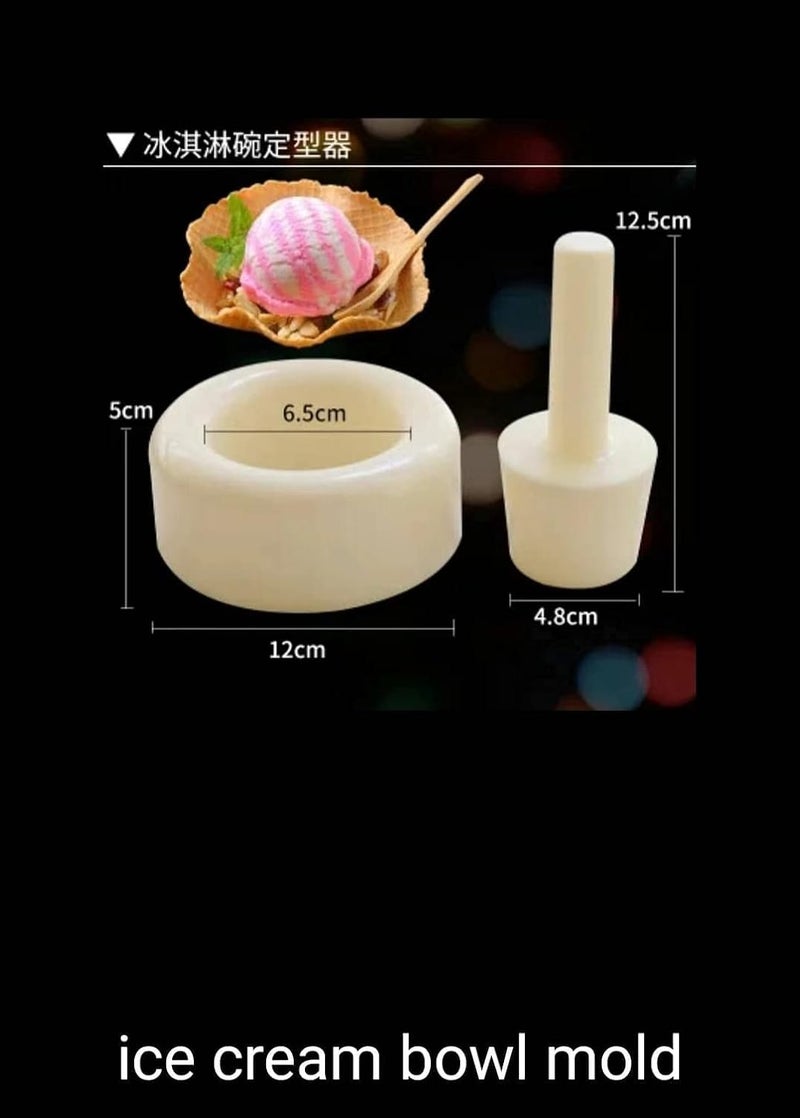 THW Commercial Non Stick Waffle Maker with Ice Cream Cone and Bowl Mould Teflon Coated Gas Stove Compatible Perfect for Waffle Cones Bowls Crepes and Snacks 1000 watts - Image 5