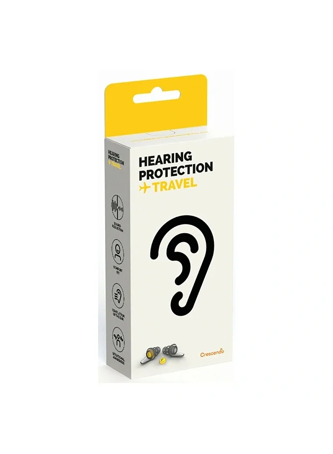 Crescendo Dynamic Ear Company Packed Crescendo Travel Eco Box yellow later
