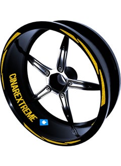 Çınar Extreme Cinar Extreme 3 Piece Design Gilded Gold Rim Strip Sticker Cinar Extreme 