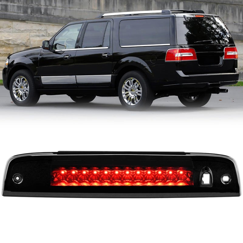 Nilight Third Brake Light Tail High Mount 3rd Stop Lights Smoked Lens Compatible with Ford Expedition Lincoln Navigator 2003 2004 2005 2006 2007 2008 2009 2010 2011 2012 2013 2014 2015 2016 - Image 2