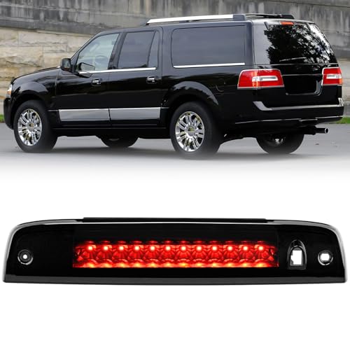 Nilight Third Brake Light Tail High Mount 3rd Stop Lights Smoked Lens Compatible with Ford Expedition Lincoln Navigator 2003 2004 2005 2006 2007 2008 2009 2010 2011 2012 2013 2014 2015 2016 - Image 1