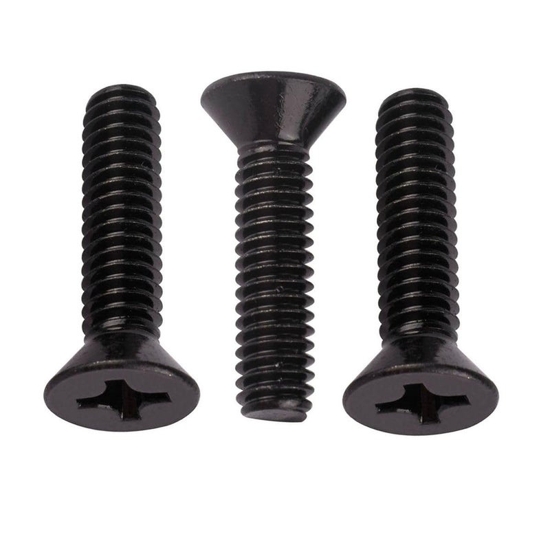 KOSJETHAS Store #10-32 x 3/8" Flat Head Machine Screws Black Finish Phillips Countersunk, 304 Stainless Steel 18-8, UNF Full Thread, 40 PCS - Image 2