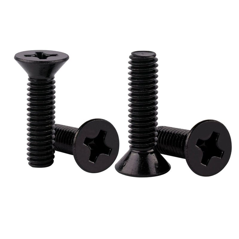 KOSJETHAS Store #10-32 x 3/8" Flat Head Machine Screws Black Finish Phillips Countersunk, 304 Stainless Steel 18-8, UNF Full Thread, 40 PCS - Image 3