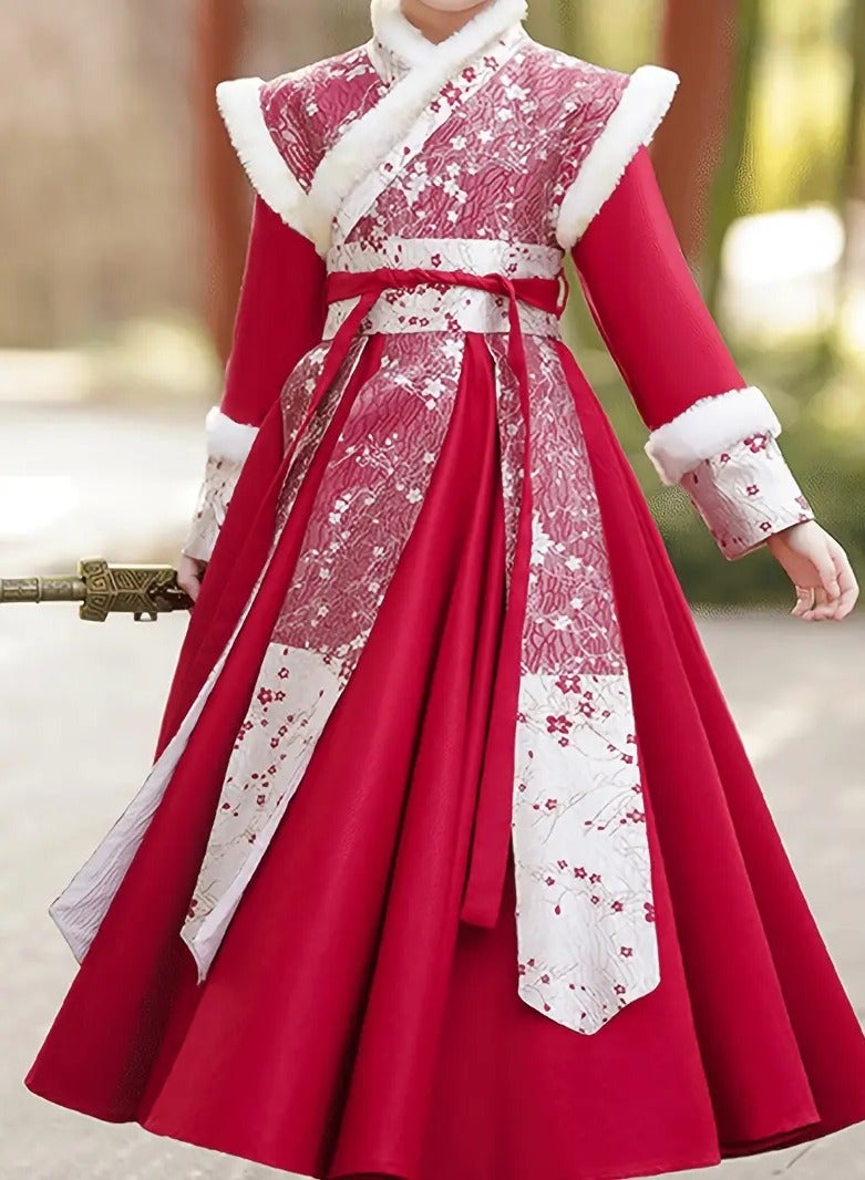 AROAQ Traditional Chinese Clothing for Boys, Featuring a Thickened Ancient Tang Suit Suitable for New Year Celebrations - Image 1