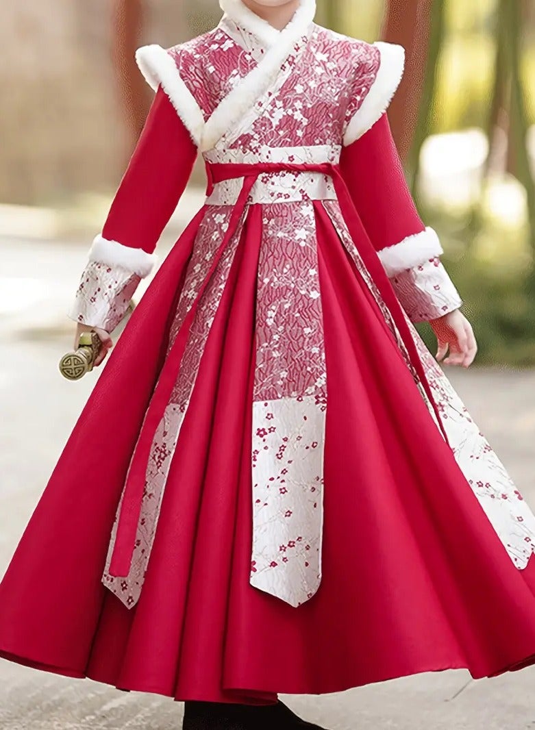 AROAQ Traditional Chinese Clothing for Boys, Featuring a Thickened Ancient Tang Suit Suitable for New Year Celebrations - Image 4