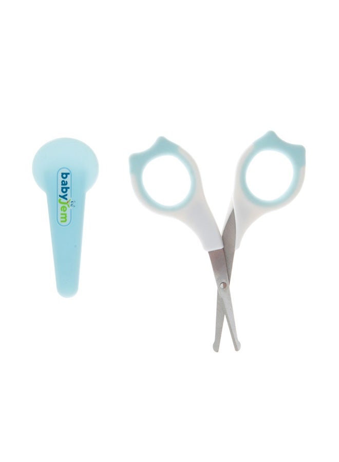 BabyJem مقص أظافر مع حقيبة - أزرق