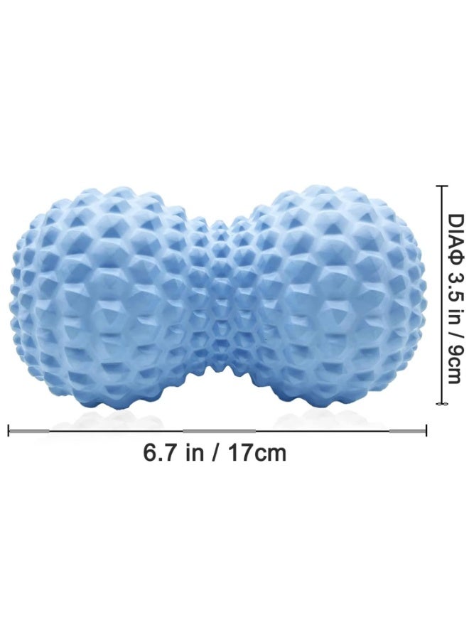 JZS Massage Ball, Double Lacrosse Massage Ball and Mobility Ball for Physical Therapy, Massage Roller, Deep Tissue Massage Tool for Myofascial Release, Muscle Relaxer, Acupoint Mass - Image 5