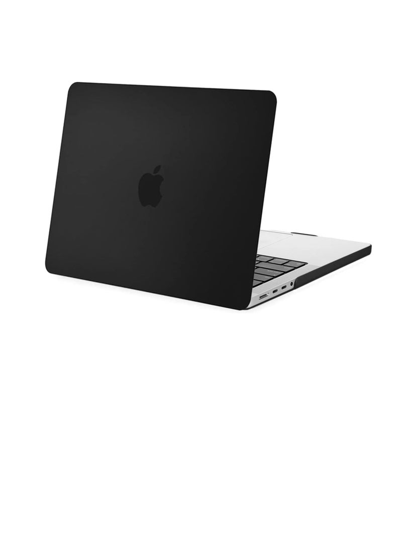 Generic Compatible with MacBook Pro 14 inch Case 2023 2022 2021 Release M3 A2918 A2992 M2 A2779 M1 A2442 Pro Protective Plastic Hard Shell Case Cover, Color Black  - Image 1