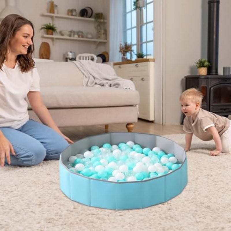 Ball Pit, 47" x 11.8" x 1.97", Soft Round Baby Playpen Ball Pool for Toddlers, Ideal Gift for Babies Indoor and Outdoor Game - Image 4