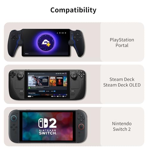 COOWPS Sling Bag for Nintendo Switch 2 (2025)/Steam Deck OLED/PlayStation Portal, Unique Design Portable Crossbody Bag with EVA Hard Shell, Thickened Lining Full Protection Game Console Travel Pouch - Image 2