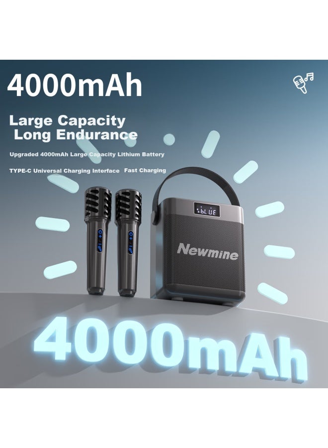 Newmine K519 Bluetooth Speaker Home Ktv Speaker High Power Music Player Hifi High Sound Quality Wireless Outdoor Portable Speaker Practical Gift Ultra-long Battery Life - Image 3