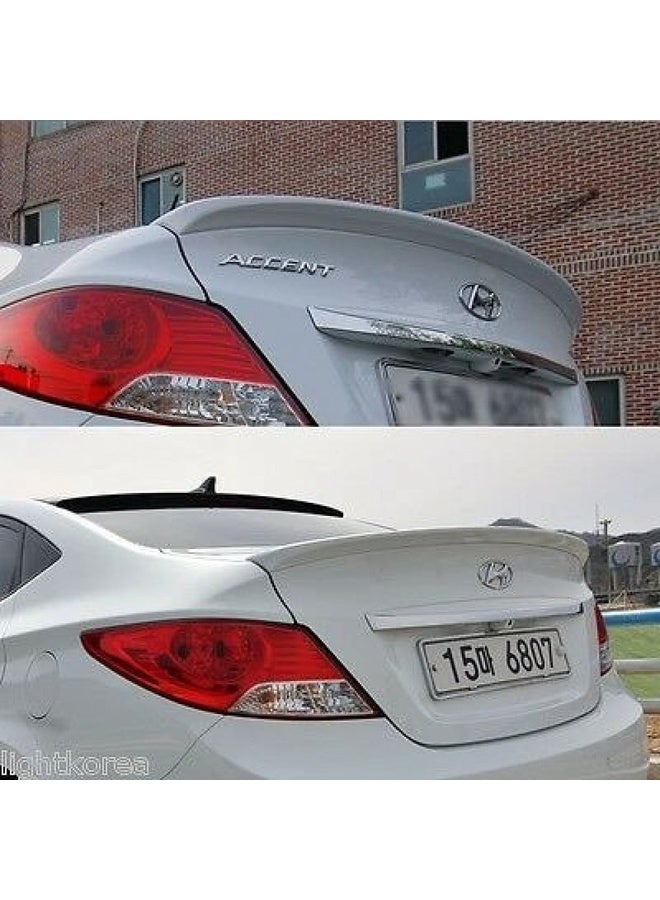 Generic Hyundai Accent Wing 2011 2012 2013 2014 2015 2016 2017 white  - Image 2