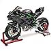 RZAPE Die Cast Motorcycle 16 Scale for Kawasaki H2R Motorcycle Alloy Racing Motorcycles Model Power Kawasaki Ninja H2R Toy Motorcycles Collection H2R Kawasaki Model MotorcyclesCarbon Fiber Black - Image 2