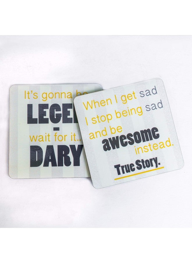 Inside Out Innovative Designs Barney Stinson Coasters Set of 2 - Image 2