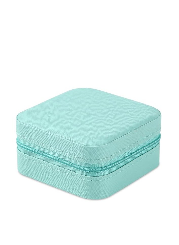 ewelry Box Small Travel Jewelry Bags Organizer,PU Leather Storage Display Case,Portable Jewelry Holder for Women’s Necklace Earring Rings Accessories Multicolor