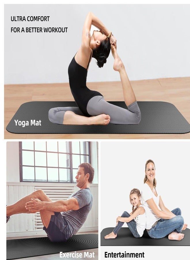 EVEME Exercise Equipment Mat,Treadmill Mat, Exercise Bike Trainer Mat, Fitness Home Gym Mat, Elliptical Mat,Spin Bike Mat,Small And Large Exercise Mat,Workout Pads For Floor,Workout Matt For home Gym Carpet - Image 5