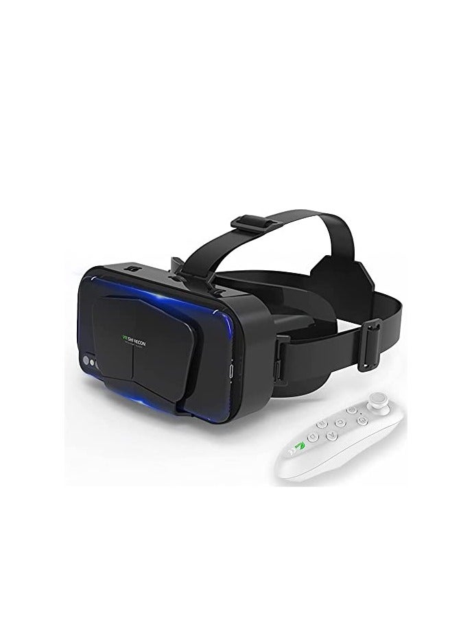 VR SHINECON VR Virtual Reality VR Headset 3D Glasses Headset Helmets VR Goggles, Adjustable Soft and Comfortable VR Glasses for TV - Image 1