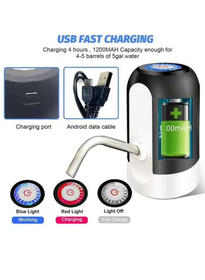 Denx Water Bottle Pump Water Dispenser Portable Electric Water Pump USB Charging - Image 5