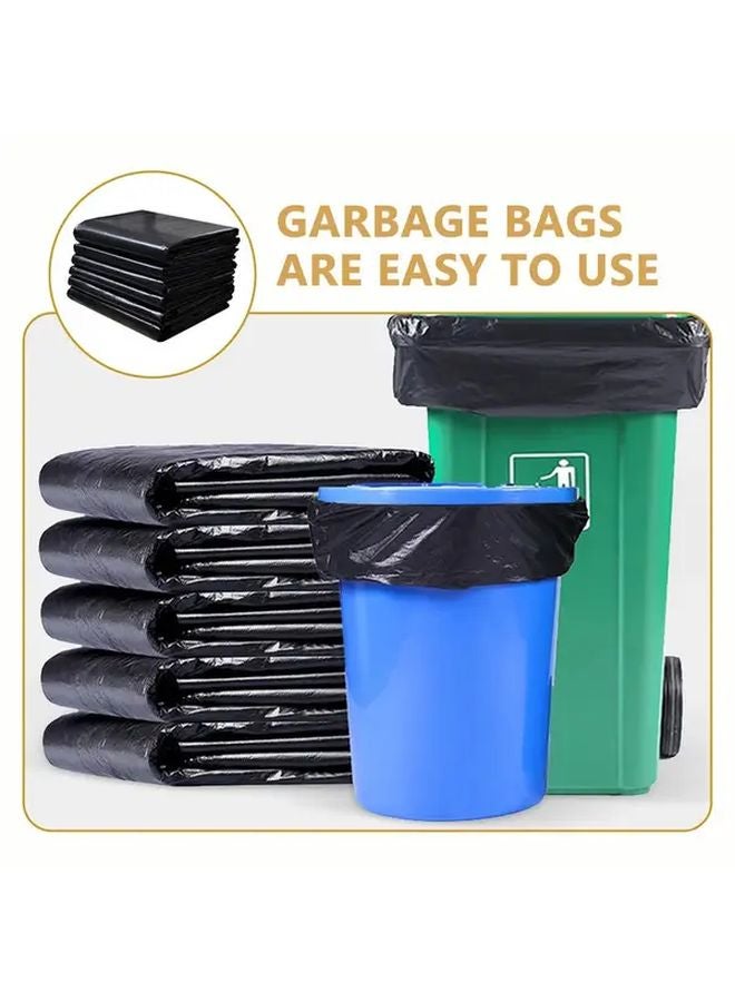 أكياس قمامة ثقيلة مقاومة للتسرب والروائح 50 قطعة 19.69 × 23.62 بوصة سميكة جدًا - Image 1