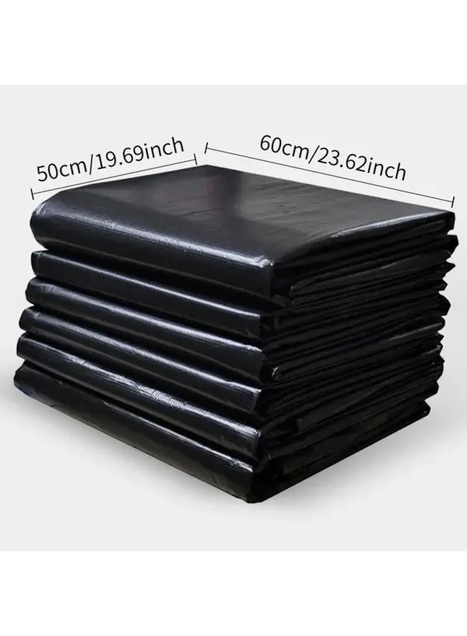 أكياس قمامة ثقيلة مقاومة للتسرب والروائح 50 قطعة 19.69 × 23.62 بوصة سميكة جدًا - Image 4