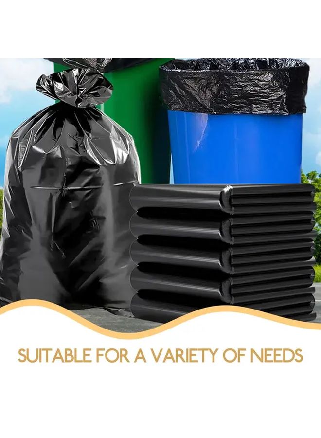 أكياس قمامة ثقيلة مقاومة للتسرب والروائح 50 قطعة 19.69 × 23.62 بوصة سميكة جدًا - Image 3