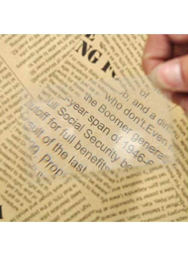 مكبر جيب قطعة واحدة بحجم بطاقة الائتمان، مكبر بطاقة بتكبير 3x، فائق النحافة، مرن ومقاوم للكسر - Image 5