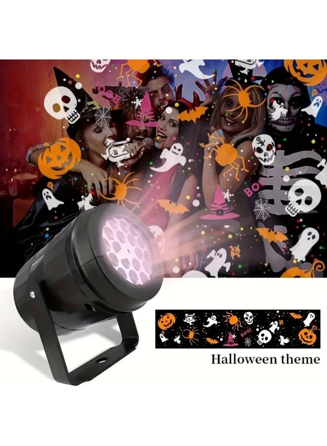 1pc Snowflake Style LED Halloween Christmas Projector Light Dynamic Patterns Indoor Outdoor - Image 2