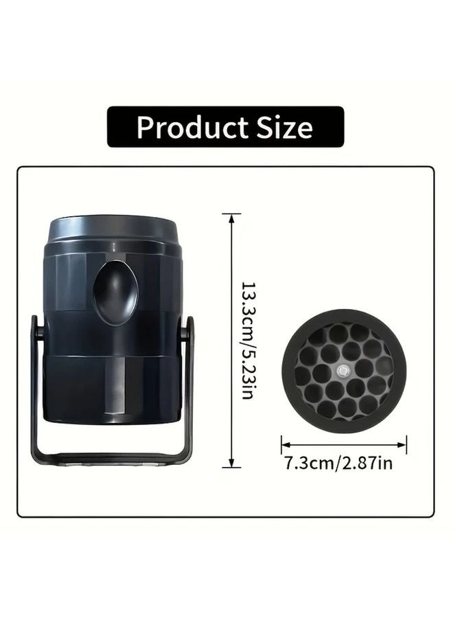 1pc Snowflake Style LED Halloween Christmas Projector Light Dynamic Patterns Indoor Outdoor - Image 4