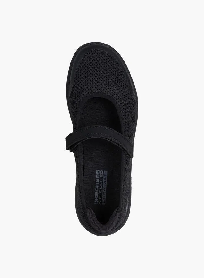 Skechers BLACK Women Hook & Loop Sports Shoes for Women | Best Price UAE