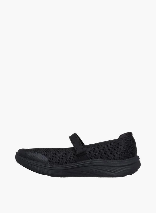 Skechers BLACK Women Hook & Loop Sports Shoes for Women | Best Price UAE