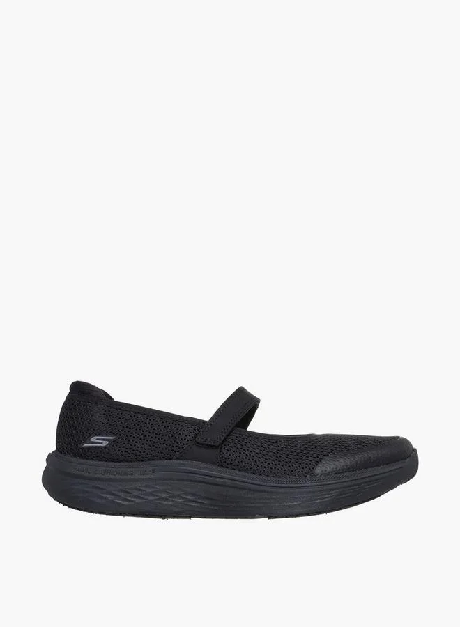 Skechers BLACK Women Hook & Loop Sports Shoes for Women | Best Price UAE