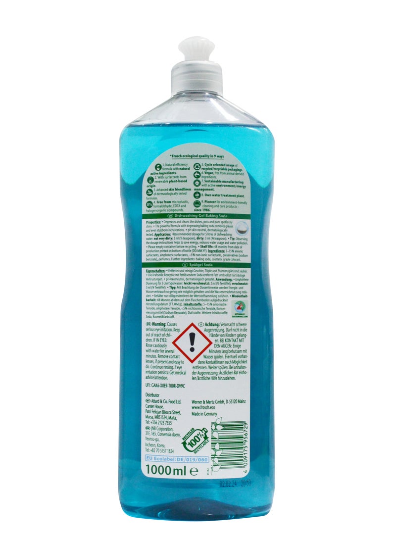 Frosch Frosch Soda Dishwashing Liquid 1Ltr  - Image 2