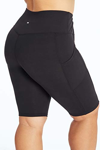 Marika Plus Size Olivia Tummy Control Pocket Bermuda Short, Black, 2X - Image 4