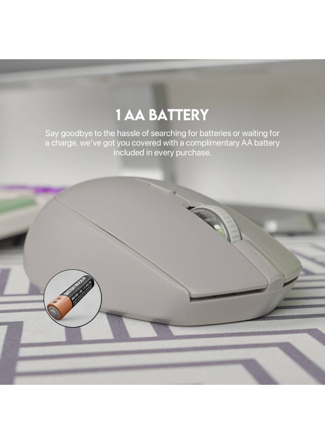 FANTECH W193 GO Dual Mode Wireless Mouse – Silent Click, 2.4GHz & Bluetooth, Ergonomic Design, 1600 DPI  - Image 3