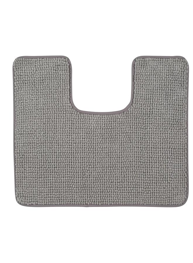 Green Tiger Pedestal Mat, Grey-White/Mélange, 55X60 Cm - Image 1