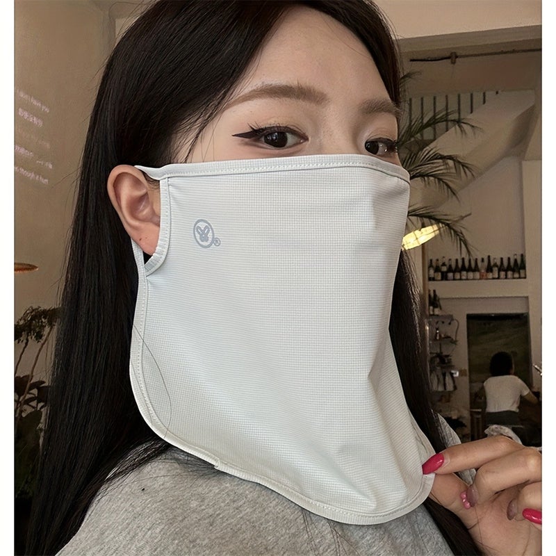 Summer New Sun Protection Full-Face Mask for Women - UV-Resistant, Breathable Ice Silk Face Cover, Perfect Gift for Festivals - Image 2