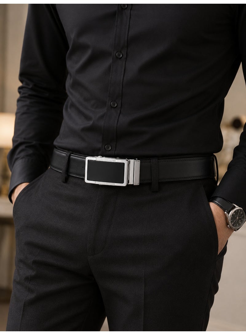 Imported exquisite men's belt buckle, made of durable, high-quality metal, can be attached and removed with all types of belts - Image 3