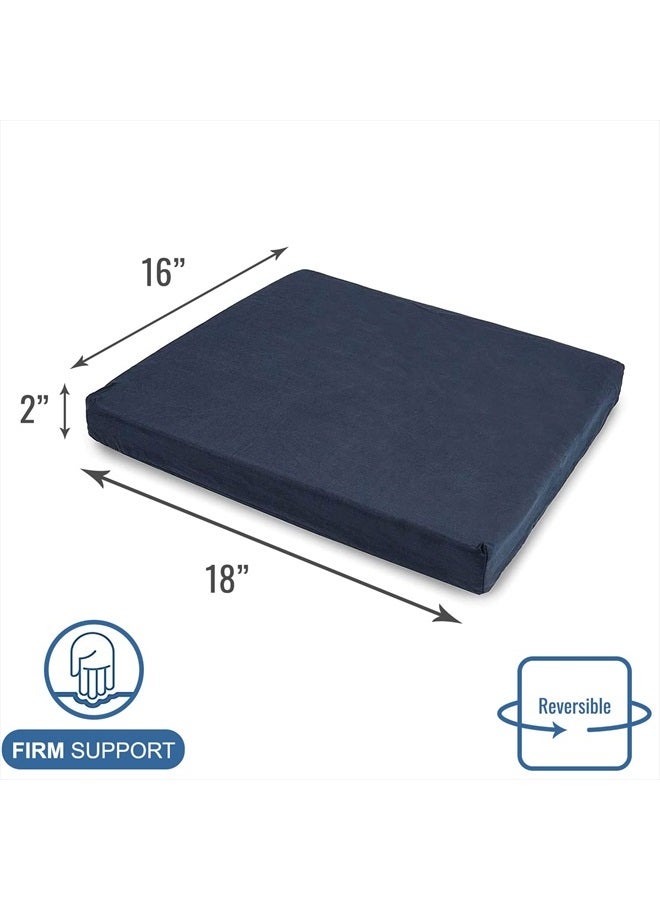 DMI Navy Polyfoam wheel chair cushion 2'x16'x18' - Image 5