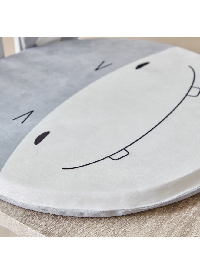 Home Box Playland Hippo Printed Chair Pad 4 x 40 x 40 cm - Image 4