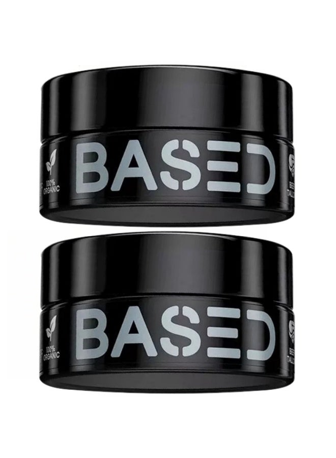 Based 2-PACKS Whipped Beef Tallow Moisturizer | 100% Organic Tallow with Manuka Honey & Rosehip Oil | Face & Body Balm for Dry, Sensitive & Eczema-Prone Skin 100ml*2 - Image 1