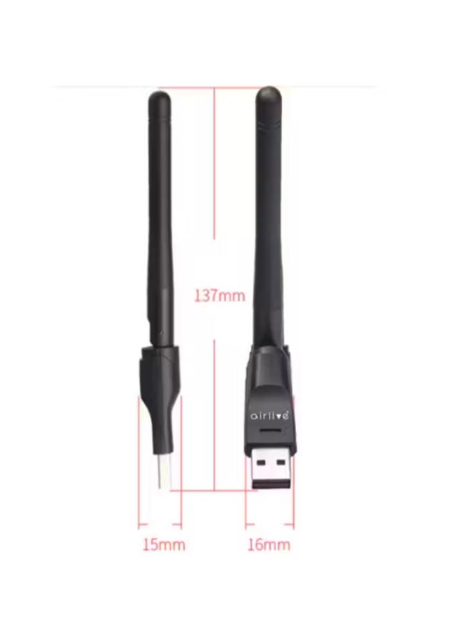 إيرليف محول USB لاسلكي نانو USB-N15A مزود بهوائي خارجي بقوة 2 ديسيبل - Image 4