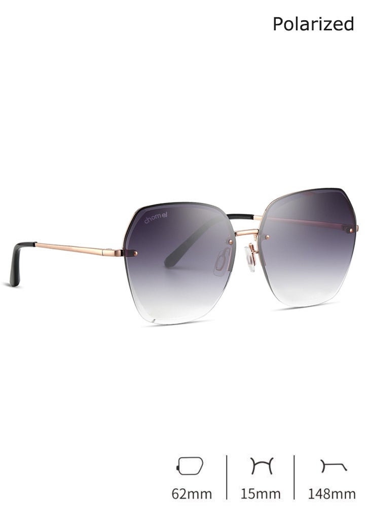 Chomel Fashion High-Definition Nylon Lens Sunglasses For Women's High-End Elegant Anti-Ultraviolet Anti-Blue Light  - Image 3