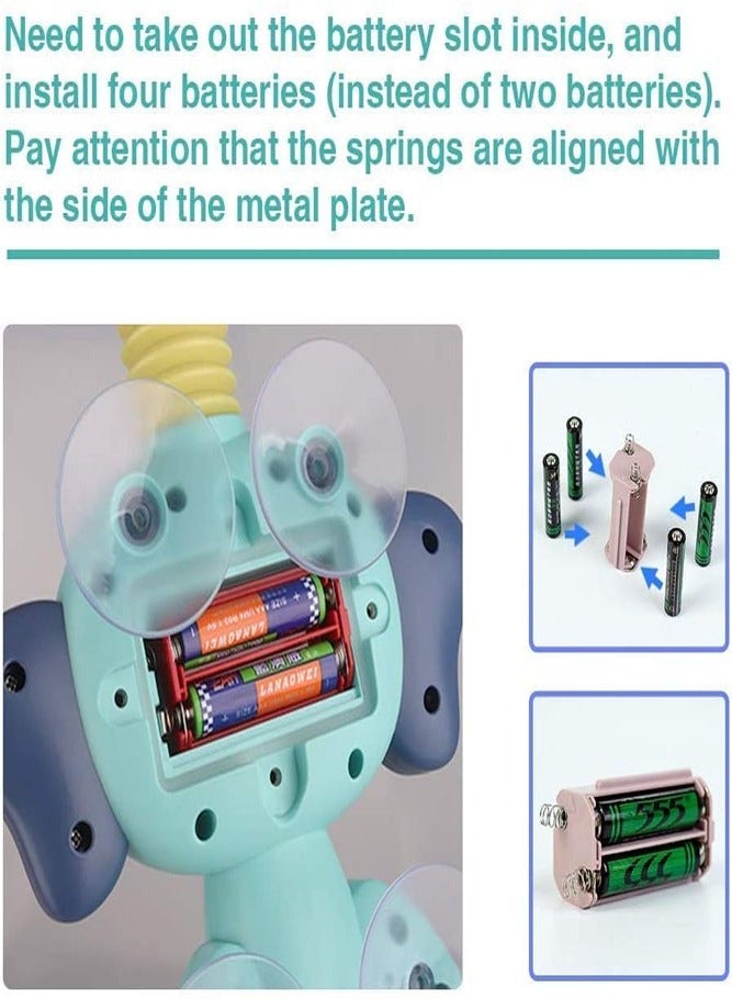 Electric Elephant Bath Toy - Adjustable Shower Hose with Large Water Flow for Fun Bath Time