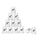 SEISSO Quick Stacking Cups Stacking Cup Set Classic Stack Training Game Toys12PCS White Stacking Cup Set for Boys Girls Kids - Image 2