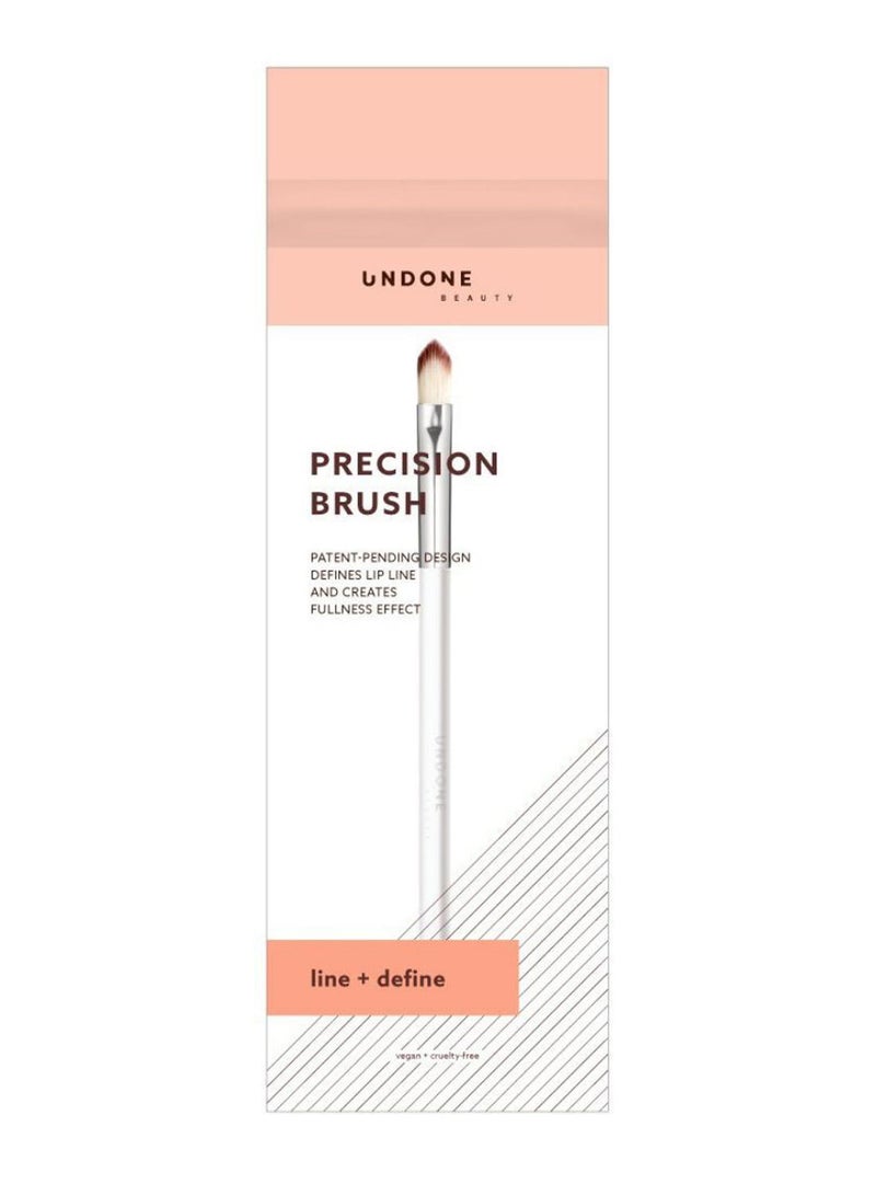 نيبمينينت فرشاة للشفاه مصنوعة يدوياً بطرف مائل أبيض/فضي - Image 2