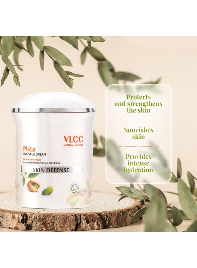VLCC Pista Massage Cream 50G - For Intensive Hydration & Radiance | Improves Skin Complexion | Protects And Strengthens The Skin | Power Of 10 Natural Extracts. - Image 4